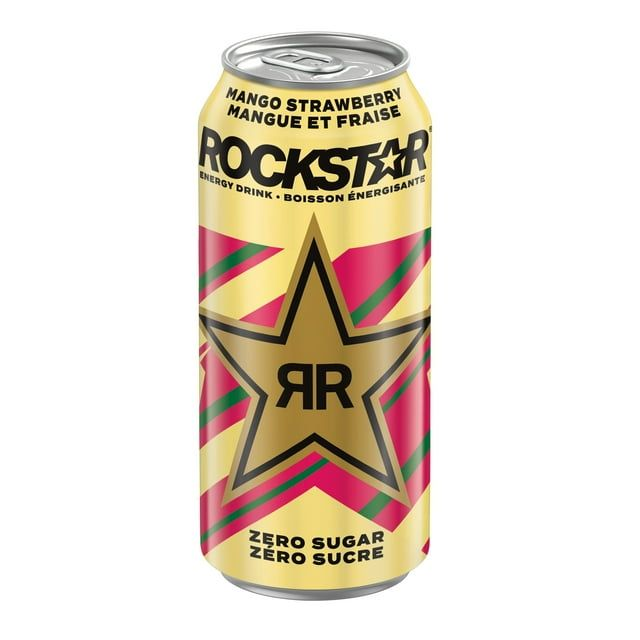 ROCKSTAR MANGO STRAWBERRY ZERO SUGAR