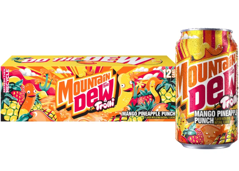 MOUNTAIN DEW TROLLI MANGO PINEAPPLE PUNCH